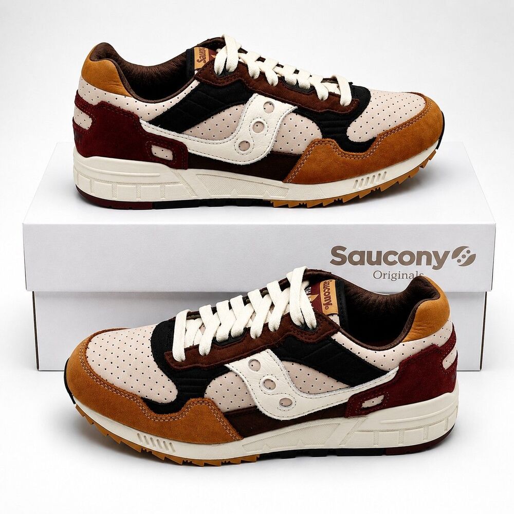 Saucony Originals Shadow 5000 S70945-1 Grey Multi Sneakers Men’s 7.5 Women’s 9 - Picture 1 of 7
